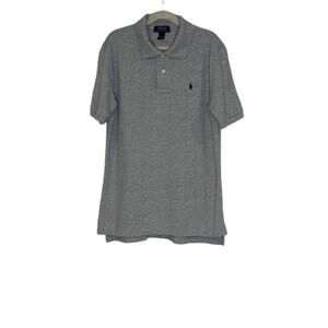 Polo Ralph Lauren Youth Gray Polo Shirt size large 14-16